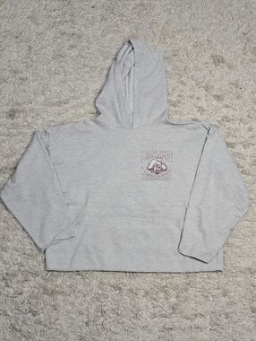 VTG 80s Banting Athletics Pirates Cropped Hoodie XL